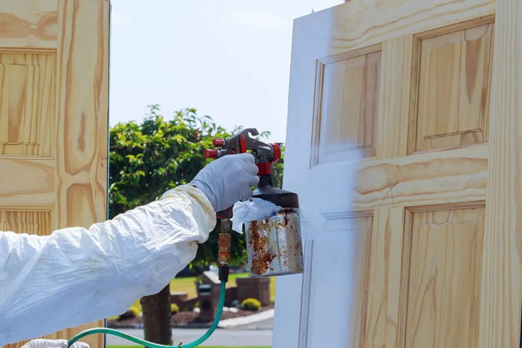 Interior and Exterior Doors Spray Painting